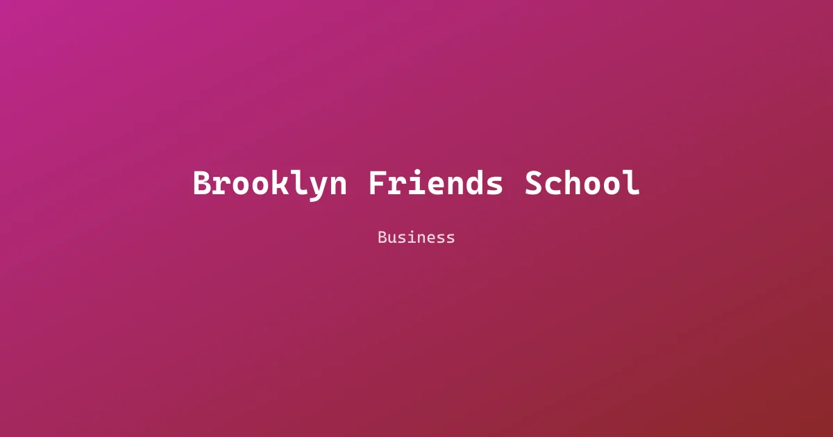 Brooklyn Friends School